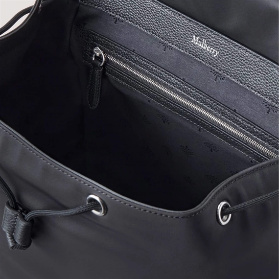 Mulberry Heritage Nylon Backpack Black Nylon